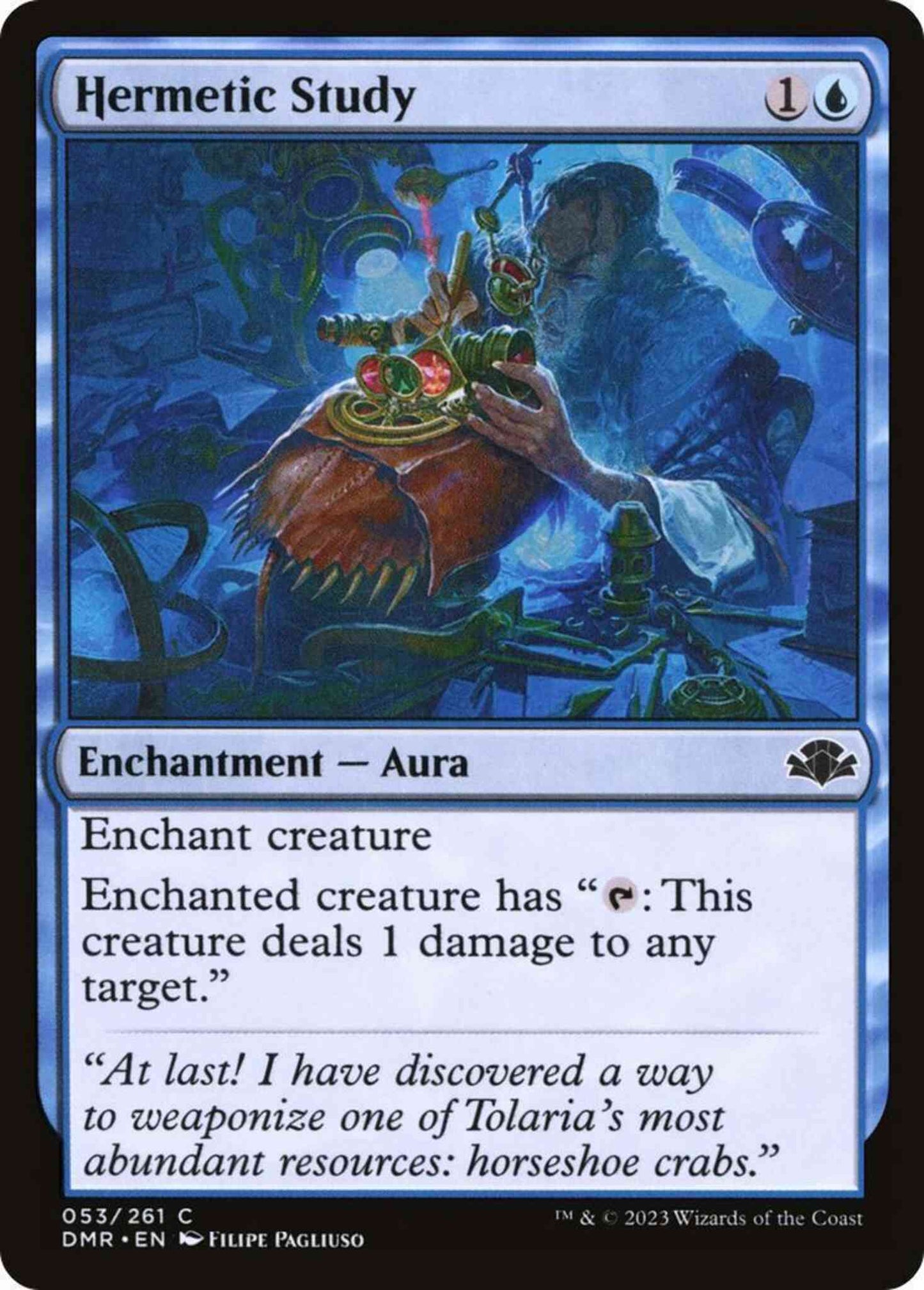 Hermetic Study [53] [Dominaria Remastered] [Non-Foil]