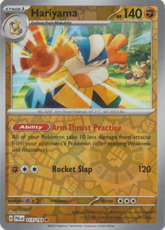 Hariyama - 113/193 - Rare [sv02-113] [Reverse Holo]