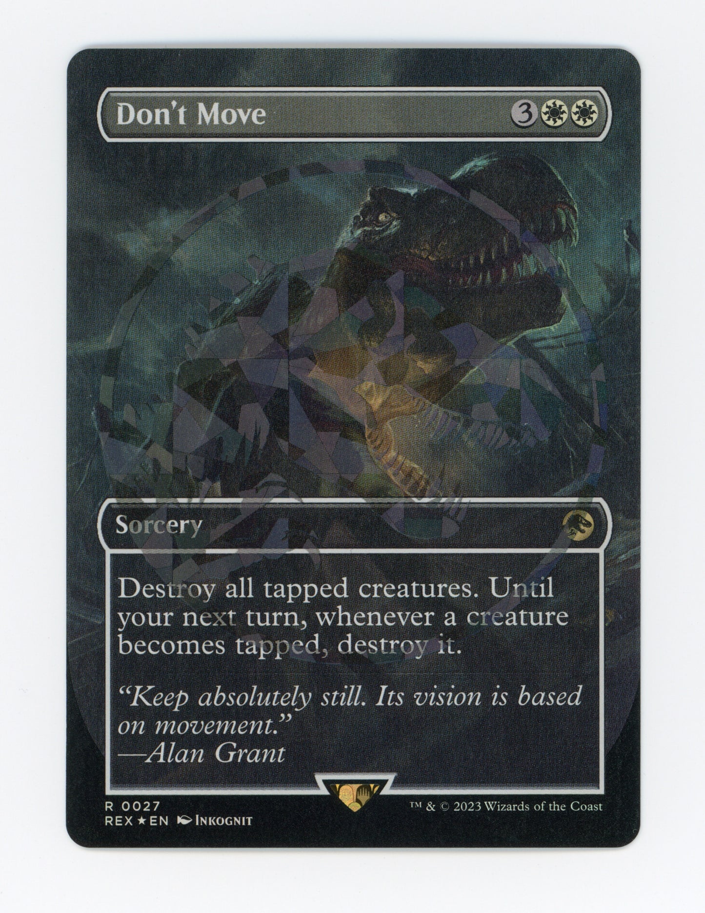 Don't Move — Borderless|Emblem|Foil — ID 17898