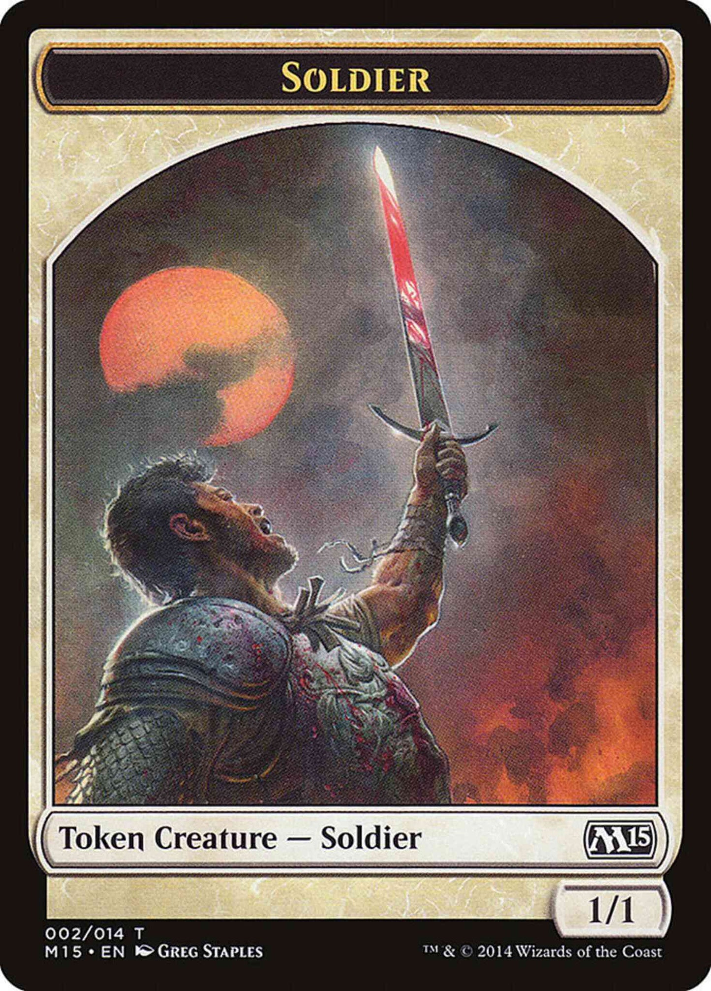 Soldier Token [02] [Magic 2015 Tokens] [Non-Foil]