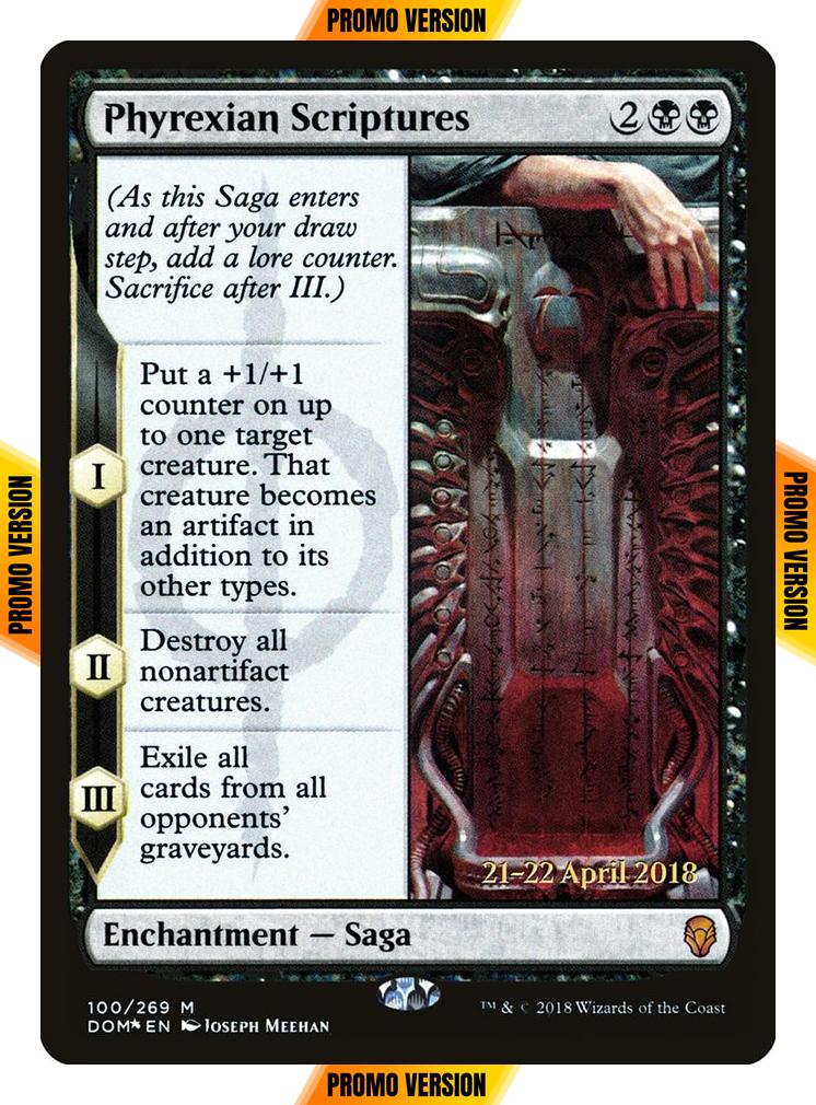 Phyrexian Scriptures [100s] [Dominaria Promos] [Foil]