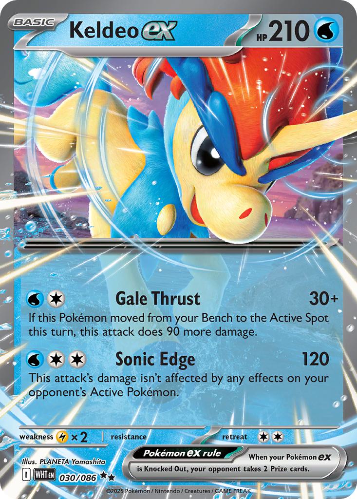 Keldeo ex - 030/086 - Double Rare [sv105w-030] [Ultra]