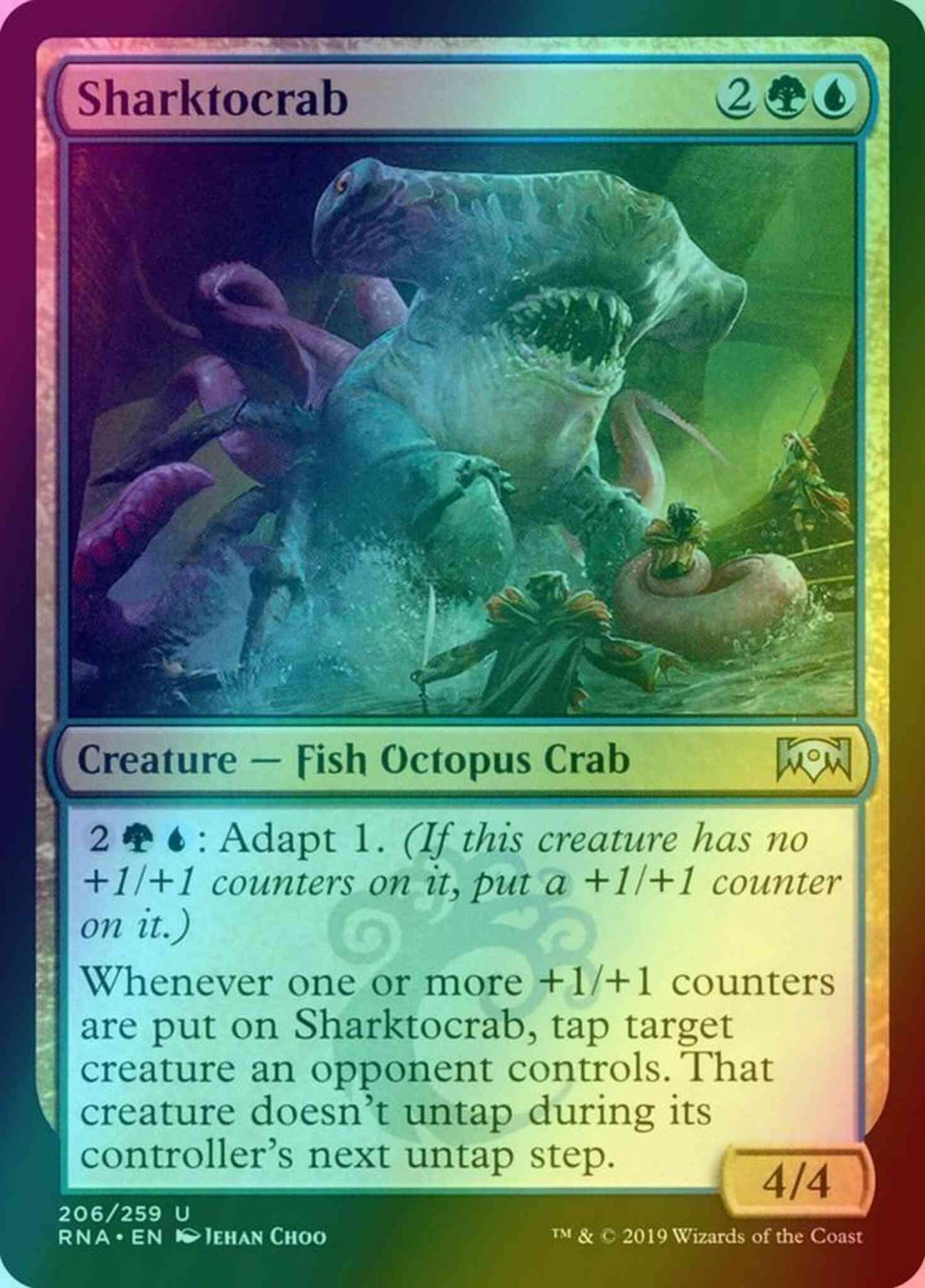 Sharktocrab [206] [Ravnica Allegiance] [Foil]