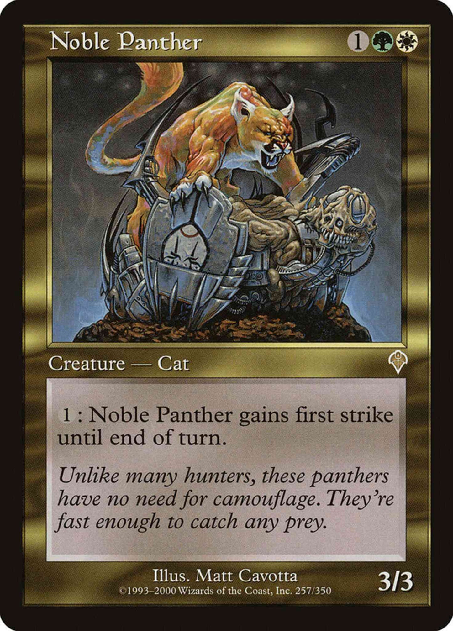 Noble Panther [257] [Invasion] [Non-Foil]