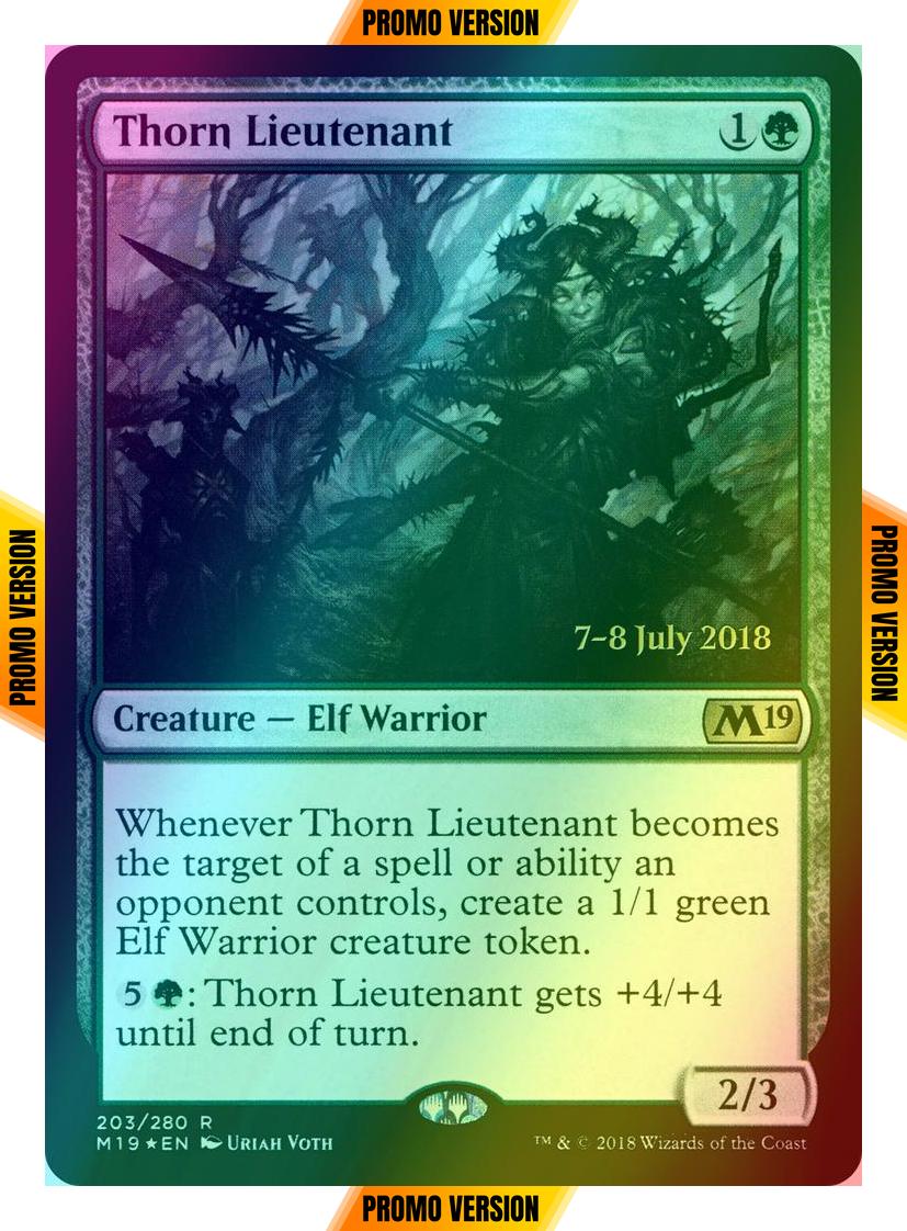 Thorn Lieutenant [203s] [Core Set 2019 Promos] [Foil]