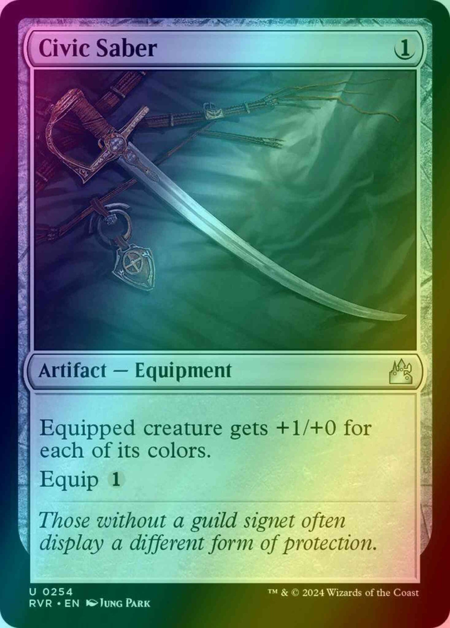 Civic Saber [254] [Ravnica Remastered] [Foil]