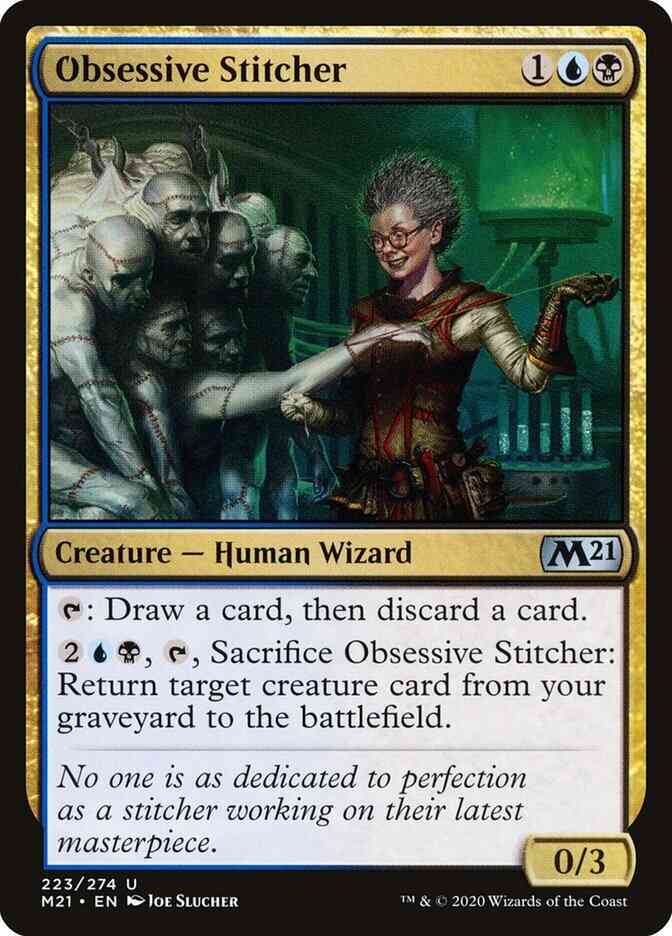 Obsessive Stitcher [223] [Core Set 2021] [Non-Foil]