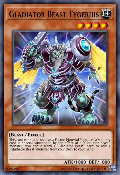 Gladiator Beast Tygerius - EXVC-EN034 - Common - 1st Edition