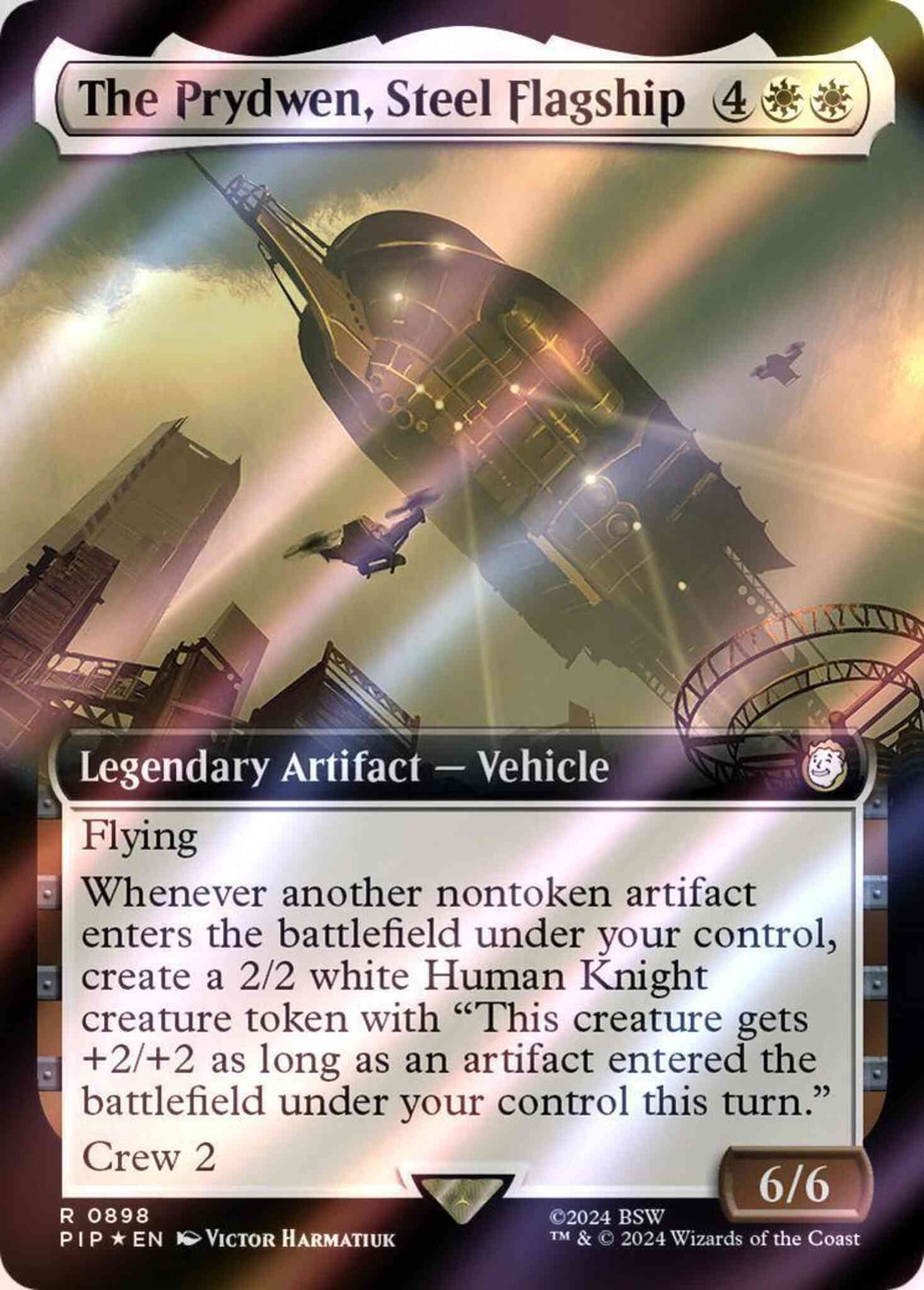 The Prydwen, Steel Flagship [898] [Extended Art] [Fallout] [Surge Foil]