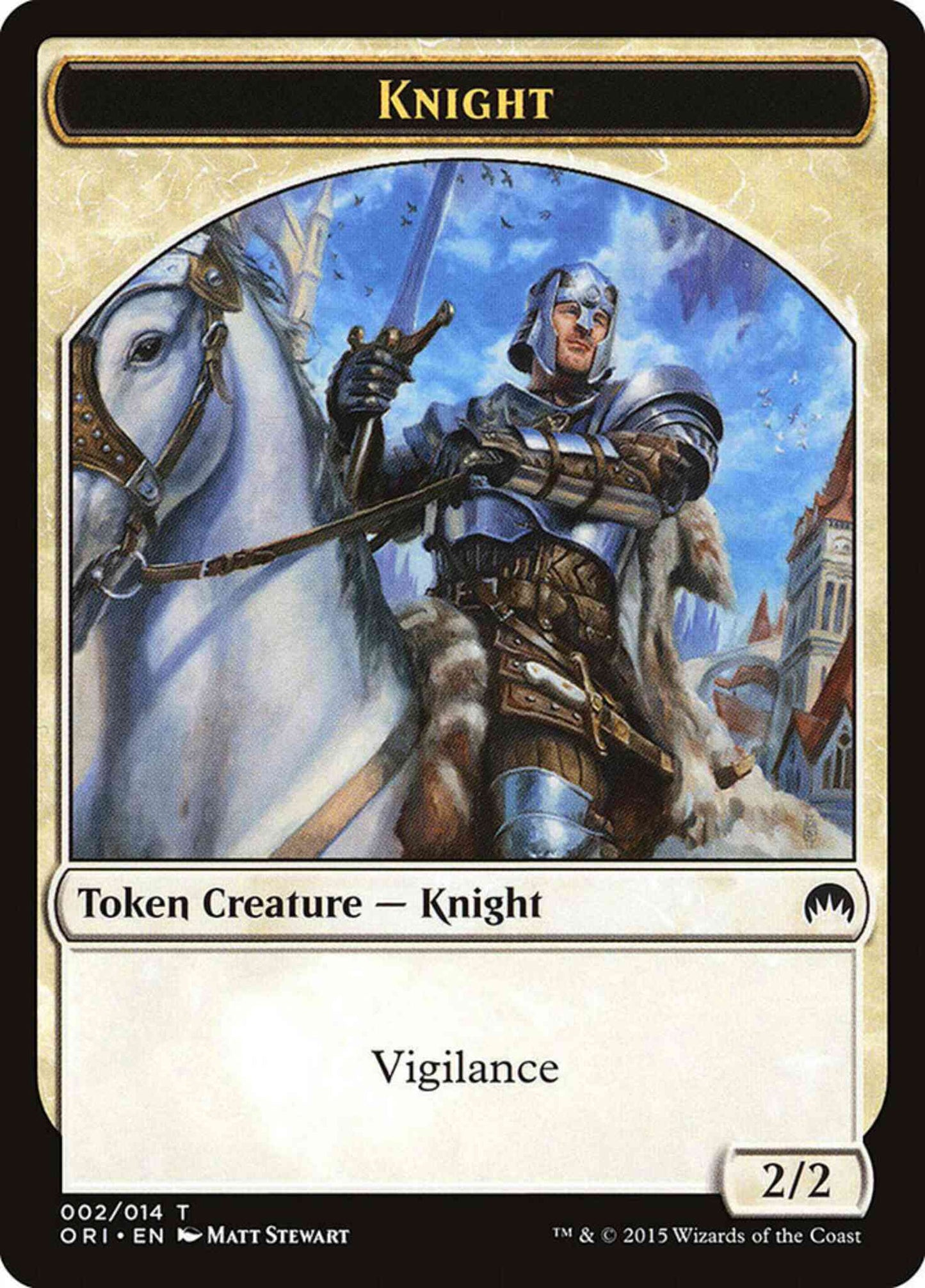 Knight Token [02] [Magic Origins Tokens] [Non-Foil]