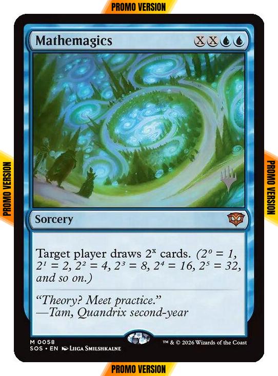 Mathemagics [58p] [Promo Pack] [Secrets of Strixhaven Promos] [Non-Foil]