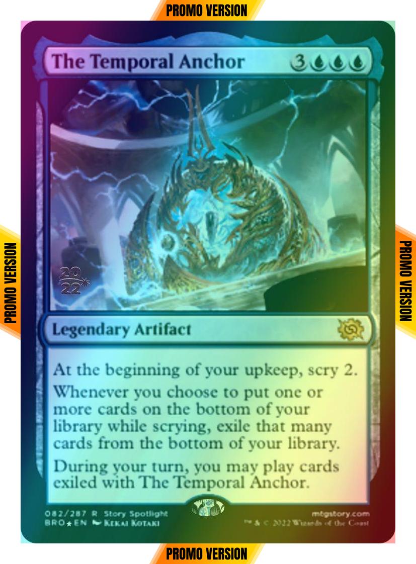 The Temporal Anchor [82s] [Prerelease] [The Brothers' War: Promos] [Foil]