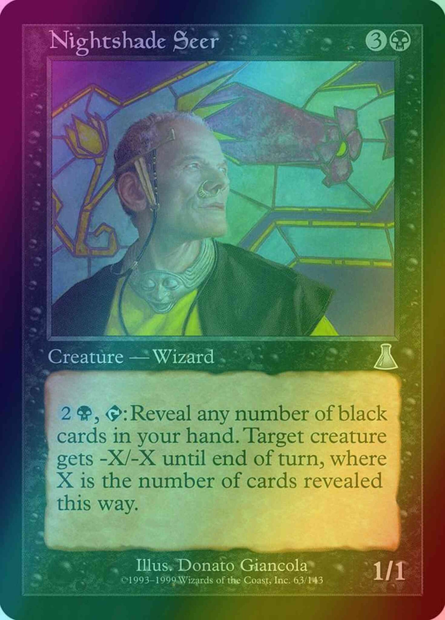 Nightshade Seer [63] [Urza's Destiny] [Foil]