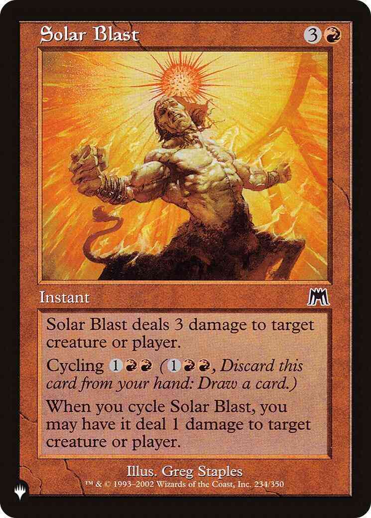 Solar Blast [ONS-234] [The List] [Non-Foil]