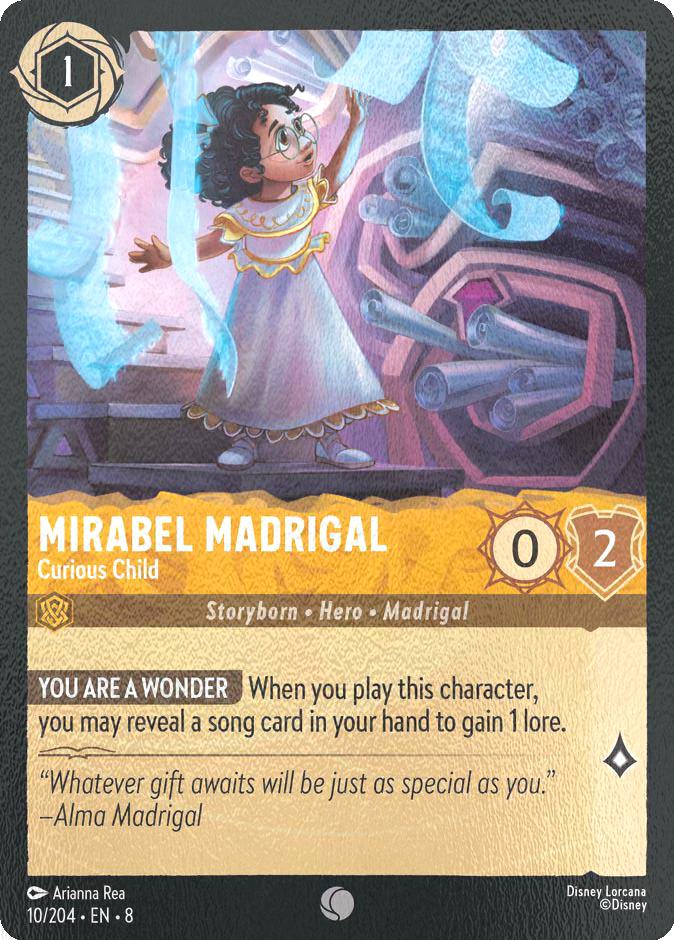 Mirabel Madrigal - Curious Child - 10/204 [Reign of Jafar] [Cold Foil]