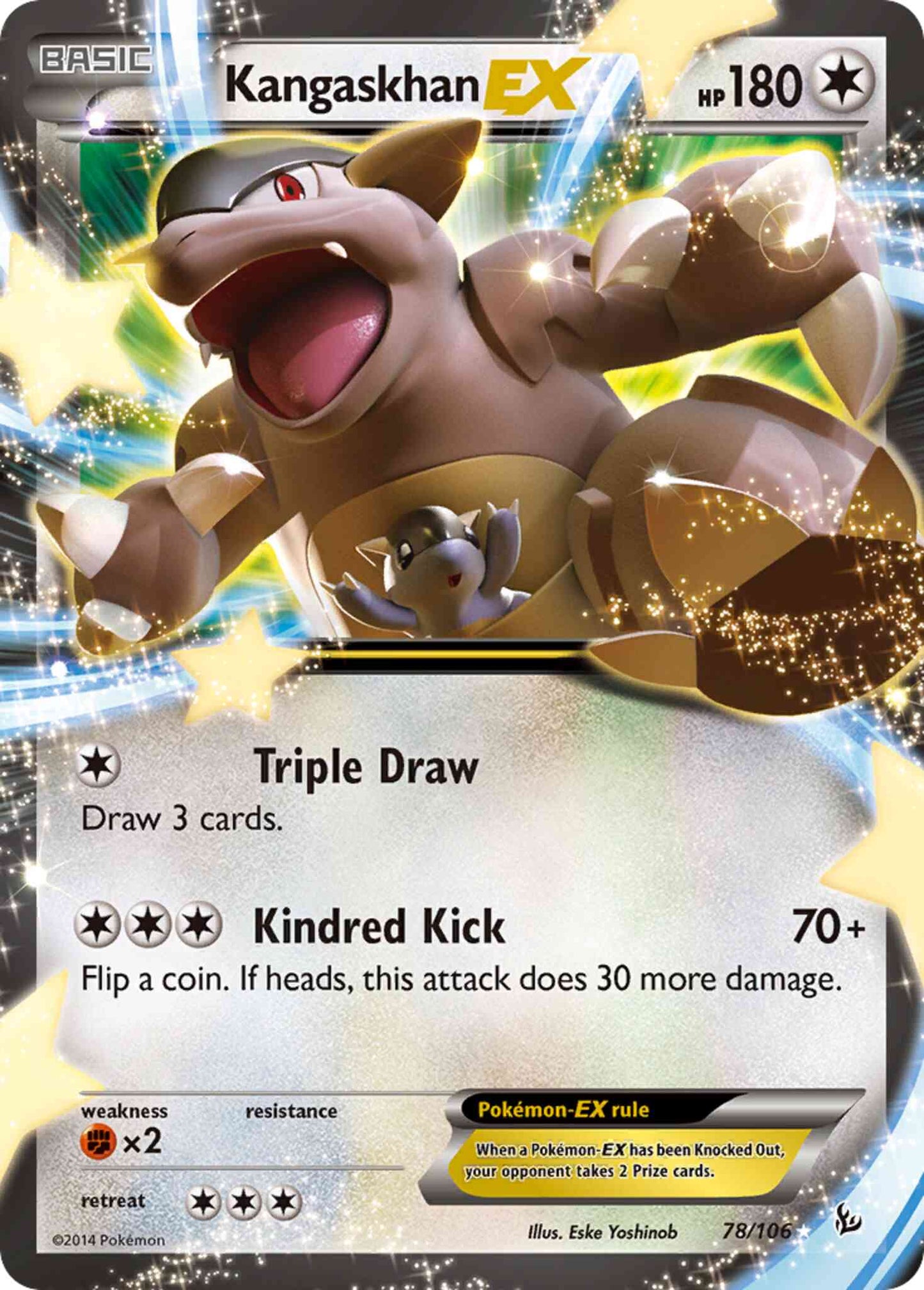 Kangaskhan-EX - 78/106 - Rare Holo EX [xy2-78] [Ultra]