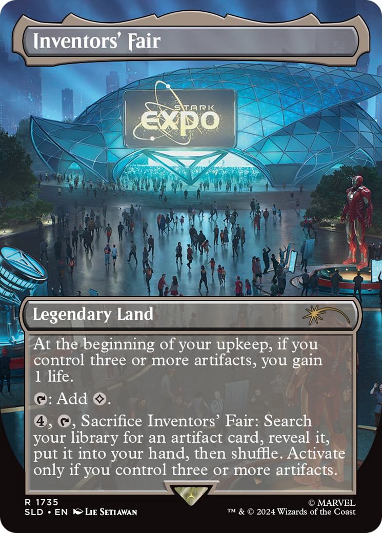 Inventors' Fair [1735] [Borderless] [Marvel's Iron Man] [Secret Lair Drop] [Non-Foil]