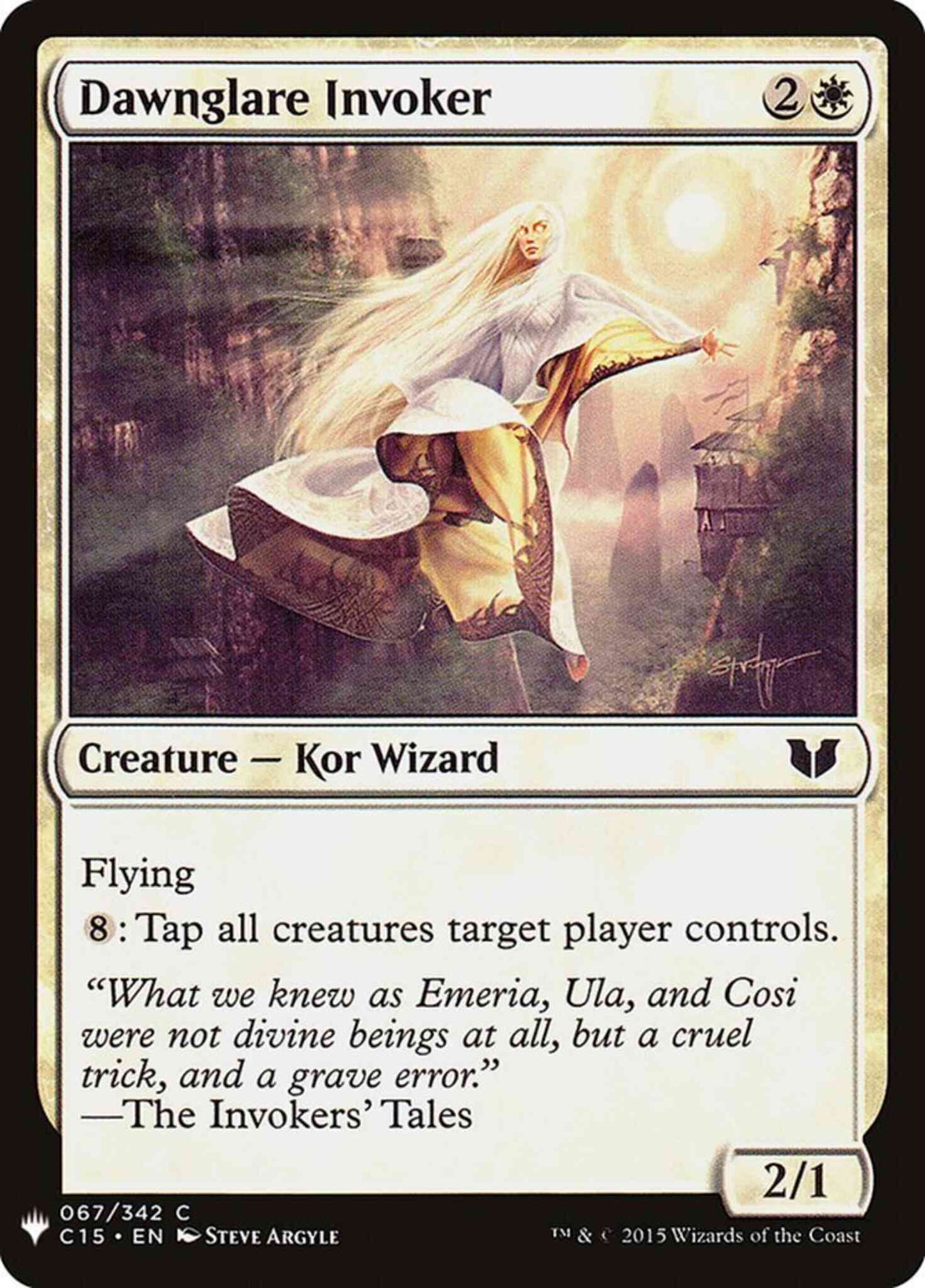 Dawnglare Invoker [C15-67] [The List] [Non-Foil]