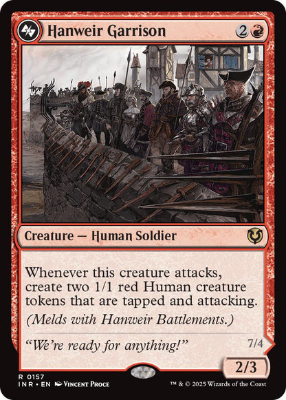 Hanweir Garrison // Hanweir, the Writhing Township [157] [Innistrad Remastered] [Non-Foil]