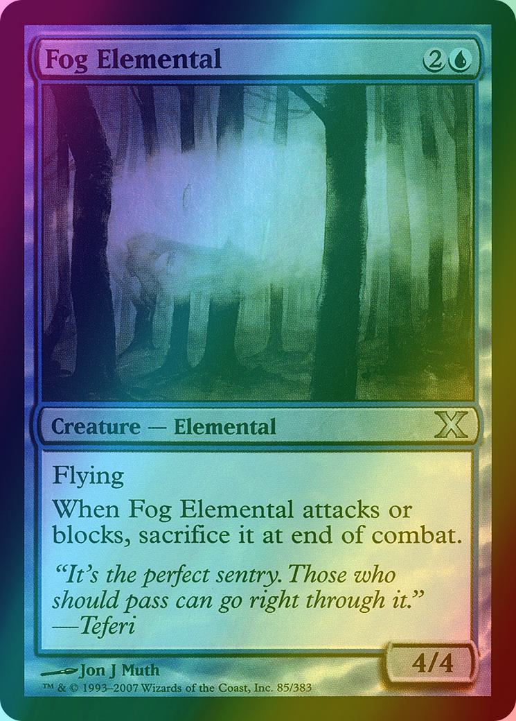 Fog Elemental [85] [Tenth Edition] [Foil]