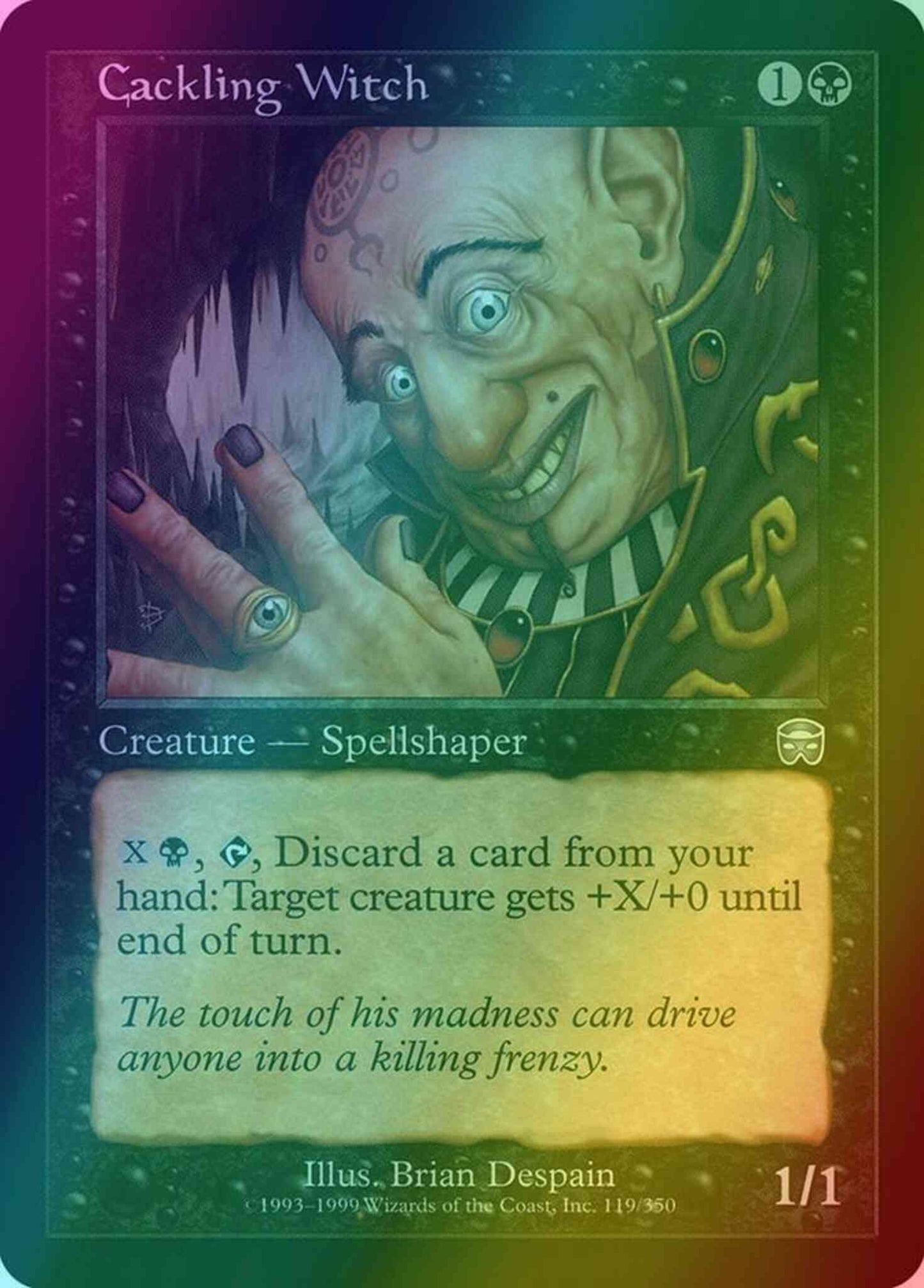 Cackling Witch [119] [Mercadian Masques] [Foil]