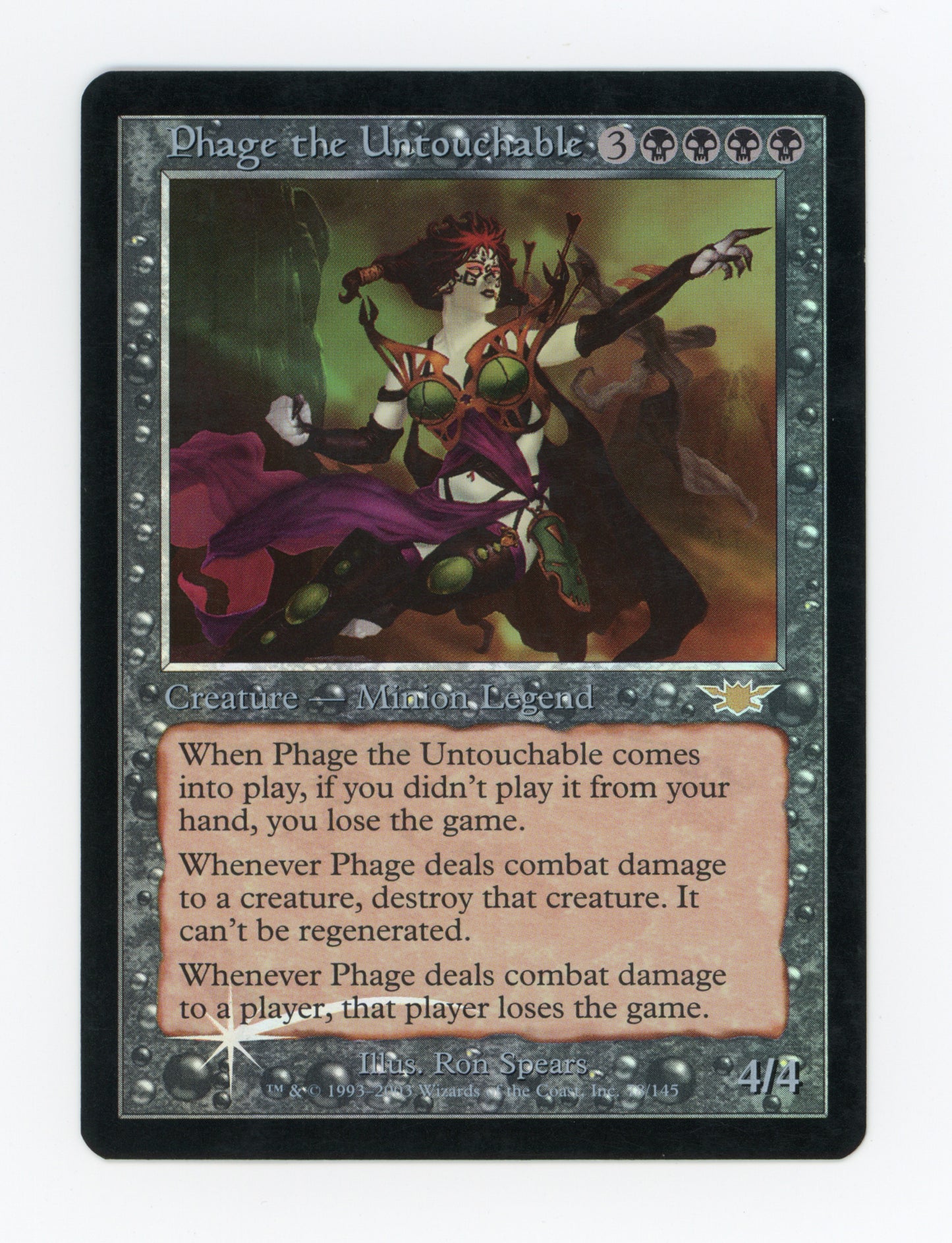 Phage the Untouchable — Damaged|Foil — ID 19324