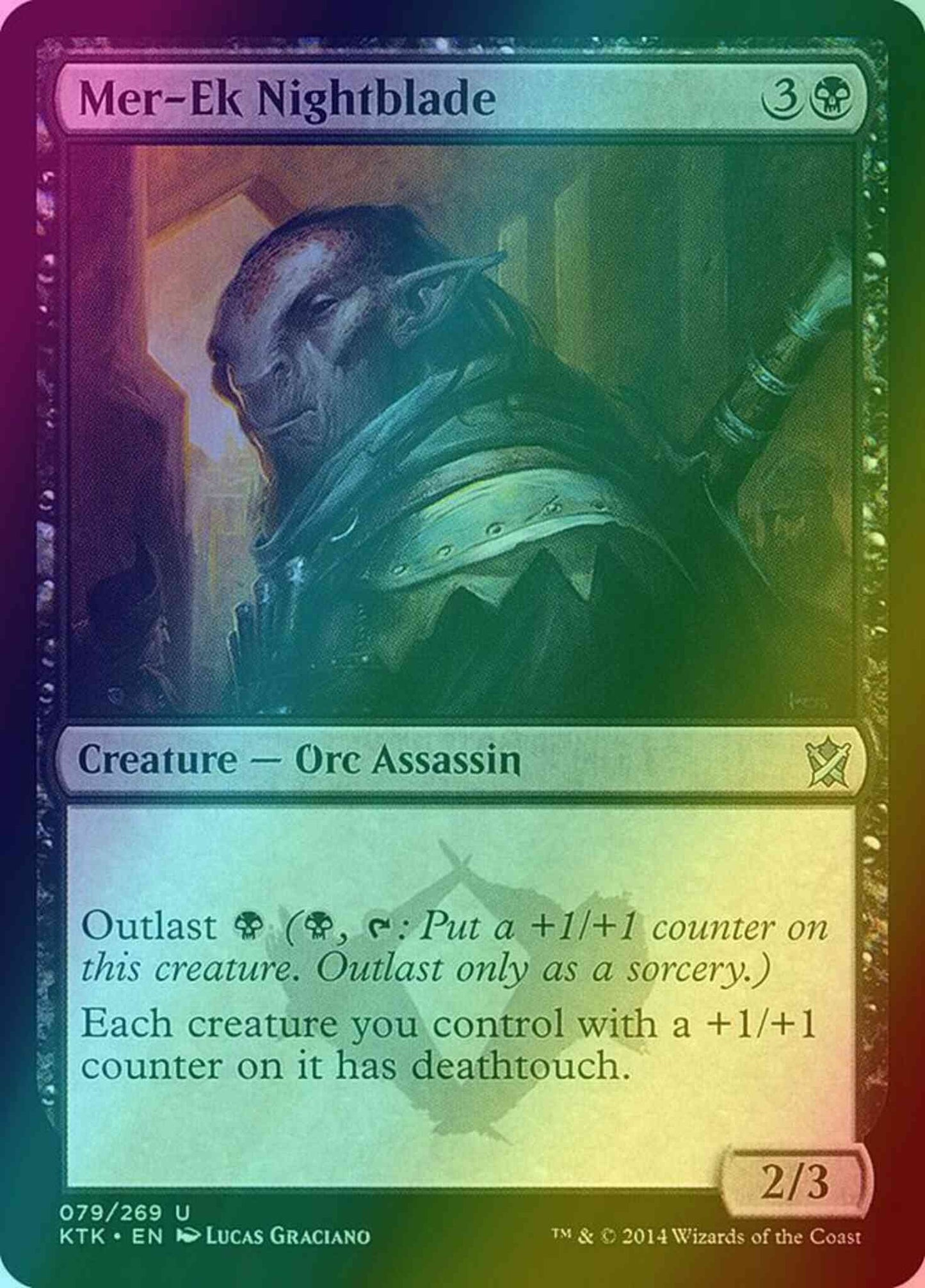 Mer-Ek Nightblade [79] [Khans Of Tarkir] [Foil]