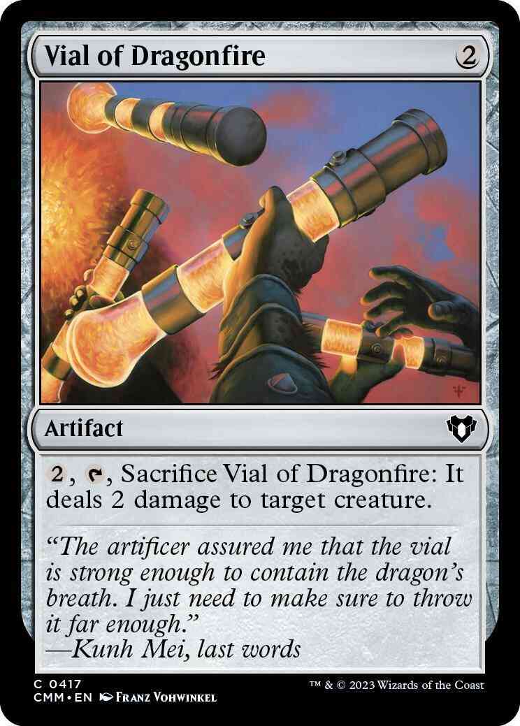 Vial of Dragonfire [417] [Commander Masters] [Non-Foil]