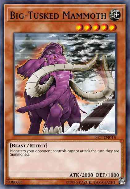 Big-Tusked Mammoth - BPW2-EN013 - Super Rare - 1st Edition