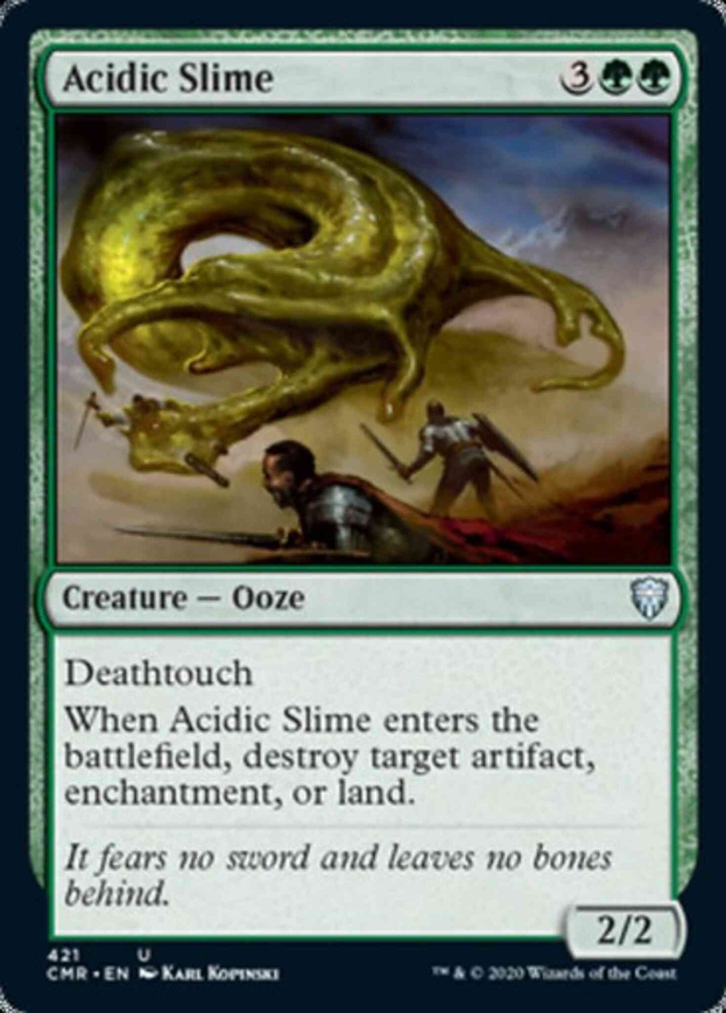 Acidic Slime [421] [Commander Legends] [Non-Foil]