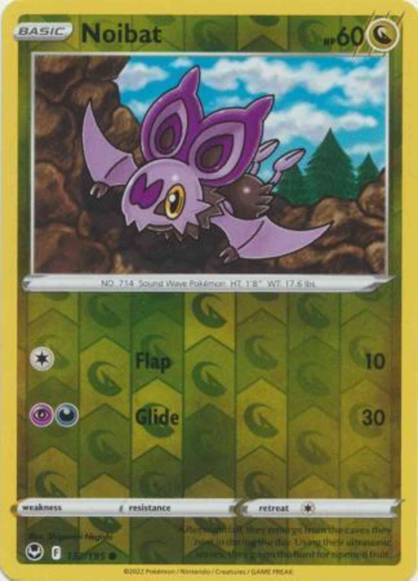 Noibat - 132/195 - Common [swsh12-132] [Reverse Holo]