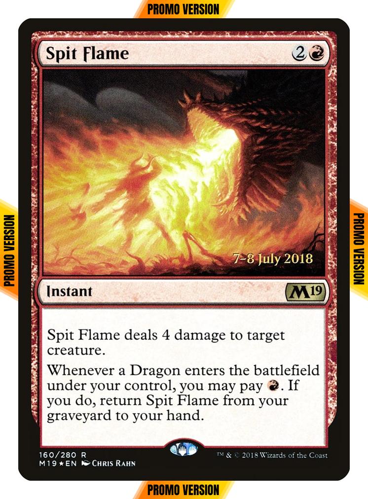 Spit Flame [160s] [Core Set 2019 Promos] [Foil]