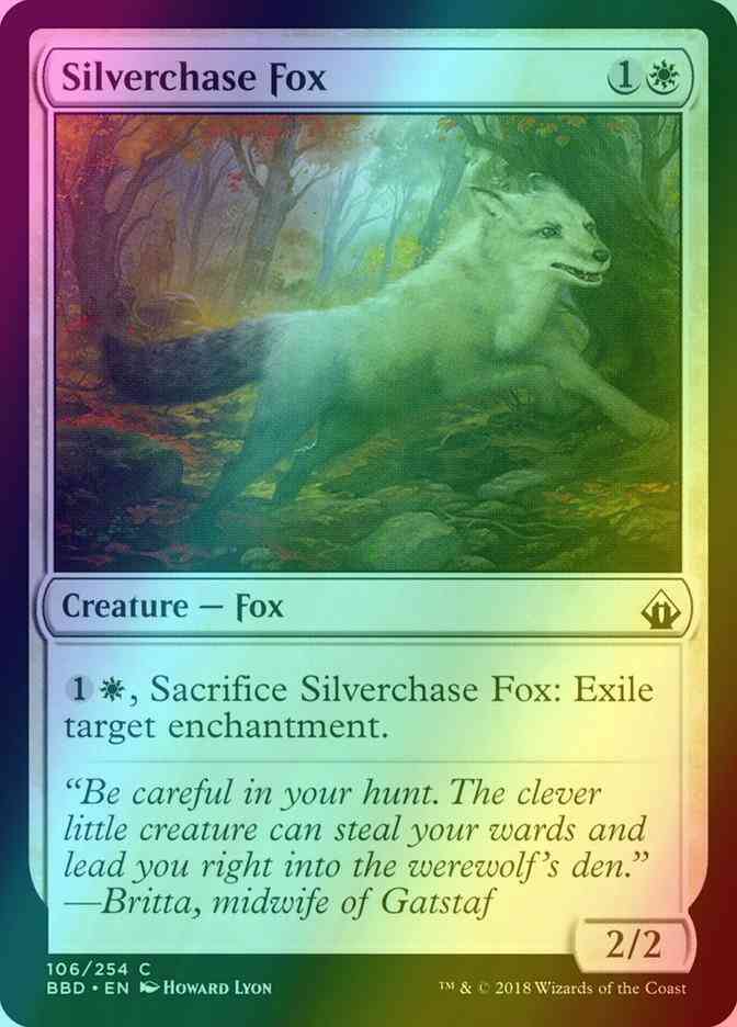 Silverchase Fox [106] [Battlebond] [Foil]