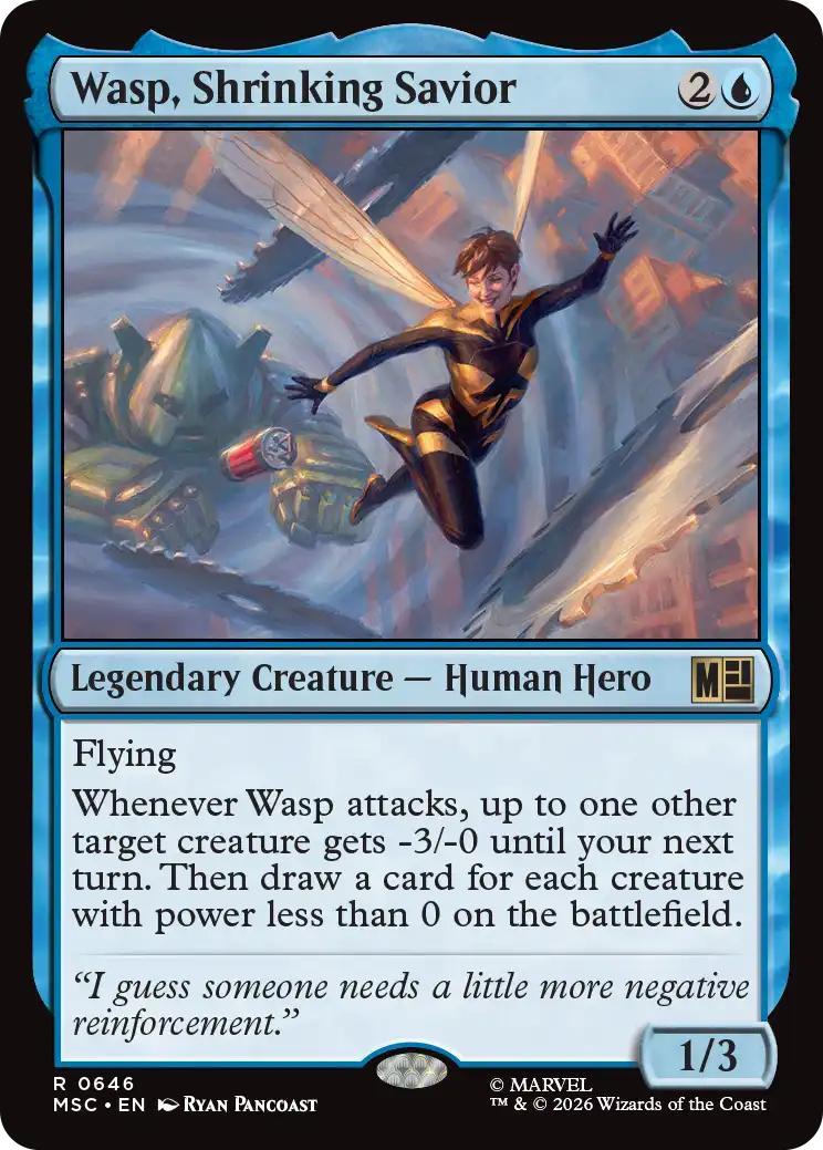 Wasp, Shrinking Savior [646] [Jumpstart] [Marvel Super Heroes: Commander] [Non-Foil]