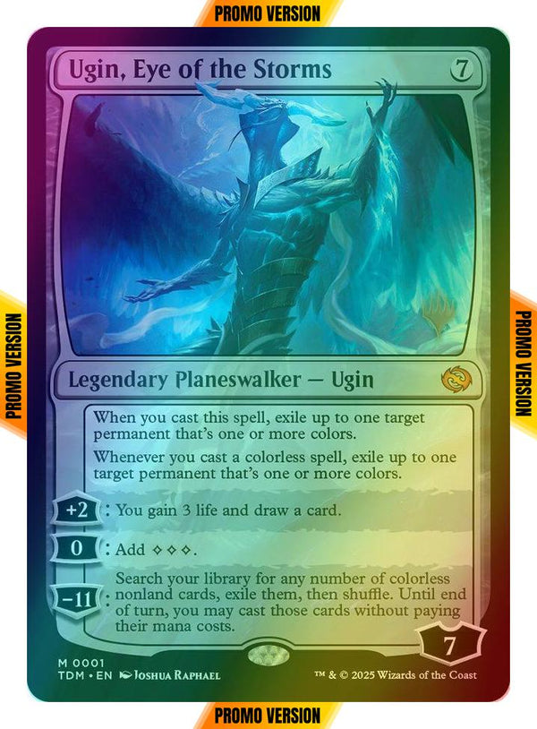 Ugin, Eye of the Storms [1p] [Promo Pack] [Tarkir: Dragonstorm: Promos] [Foil]