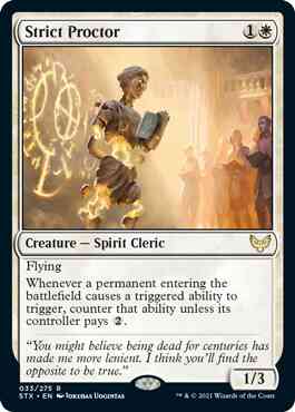 Strict Proctor [33] [Strixhaven: School of Mages] [Non-Foil]