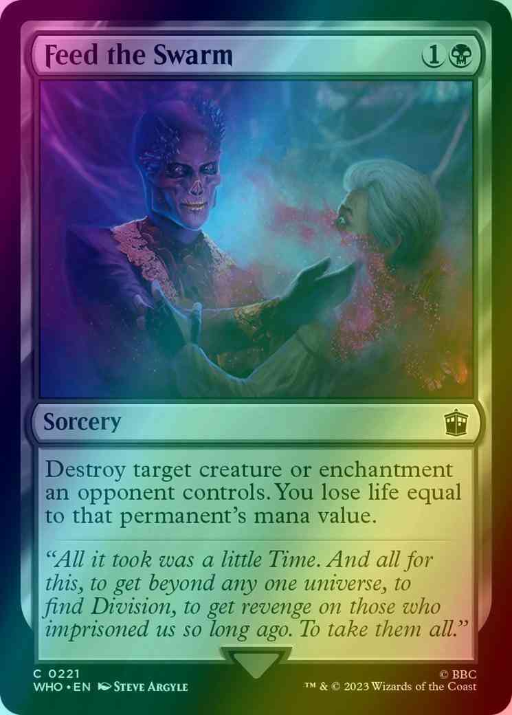 Feed the Swarm [221] [Universes Beyond: Doctor Who] [Foil]
