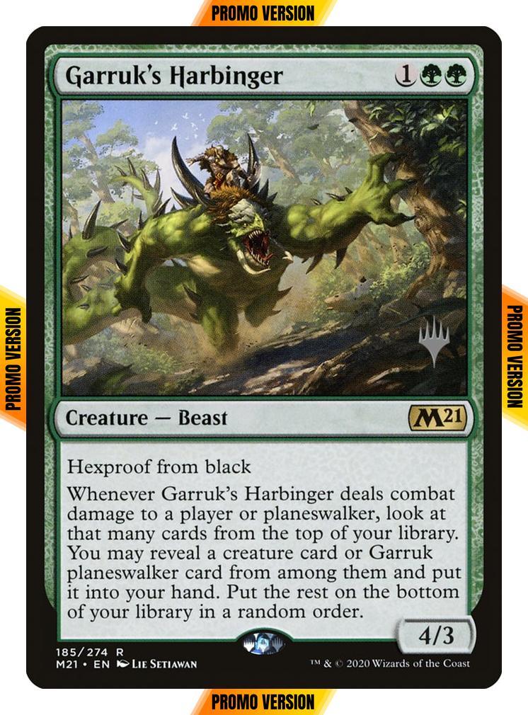 Garruk's Harbinger [Promo Pack] [185p] [Core Set 2021 Promos] [Non-Foil]