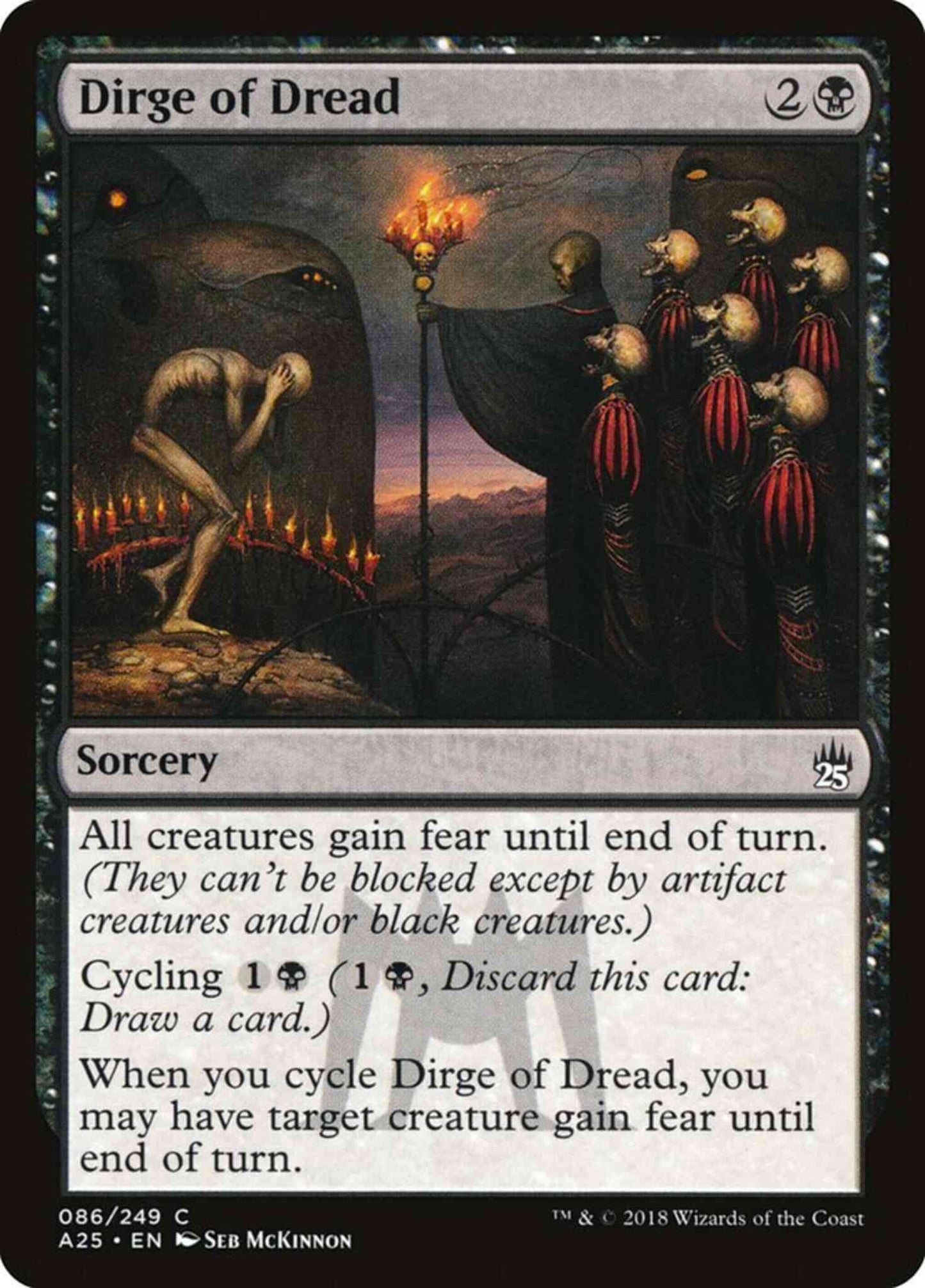 Dirge of Dread [86] [Masters 25] [Non-Foil]