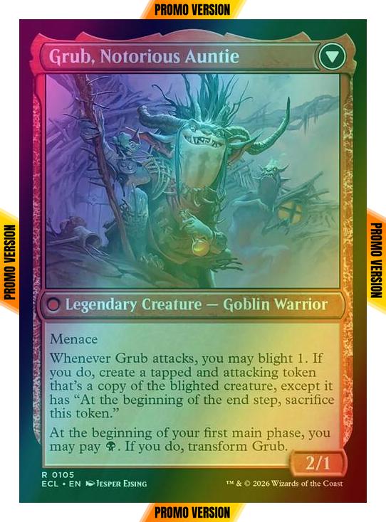 Grub, Storied Matriarch // Grub, Notorious Auntie [105p] [Promo Pack] [Lorwyn Eclipsed: Promos] [Foil]