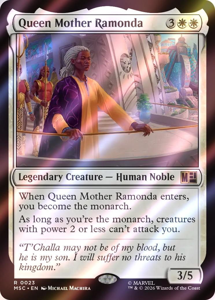 Queen Mother Ramonda [23] [Marvel Super Heroes: Commander] [Surge Foil]