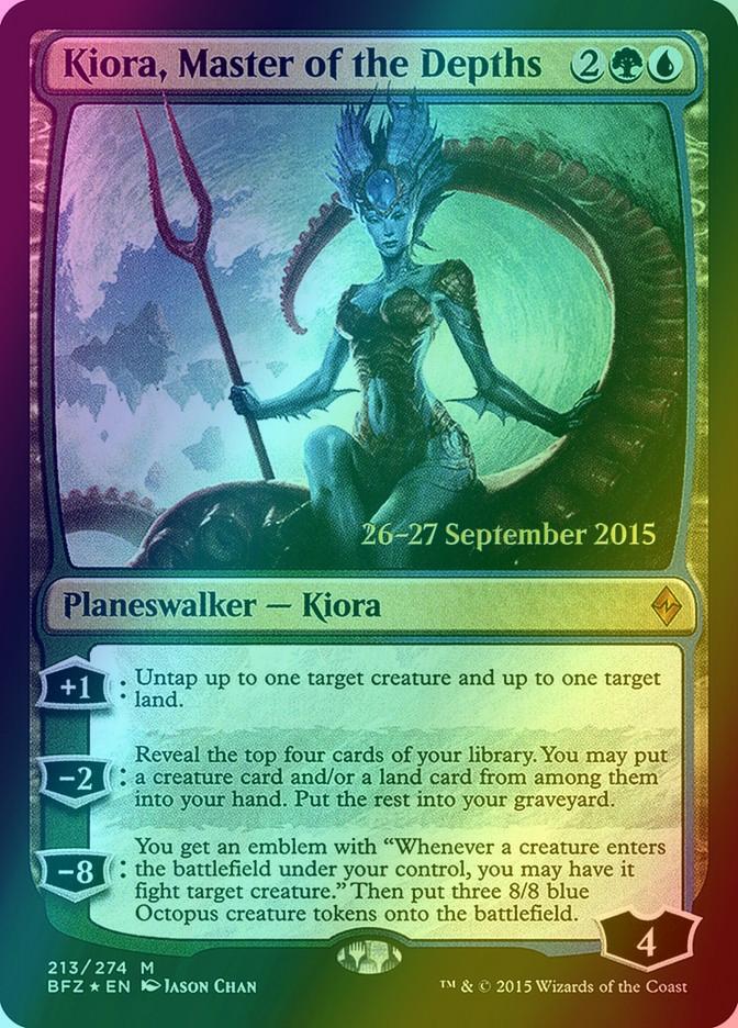 Kiora, Master of the Depths [213s] [Battle for Zendikar Promos] [Foil]