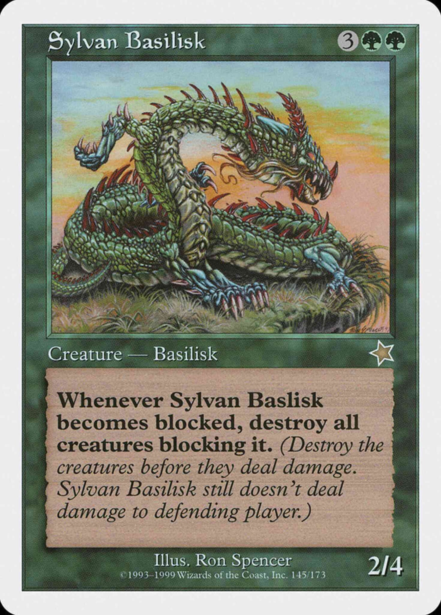 Sylvan Basilisk [145] [Starter 1999] [Non-Foil]