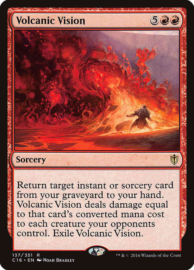 Volcanic Vision [137] [Commander 2016] [Non-Foil]