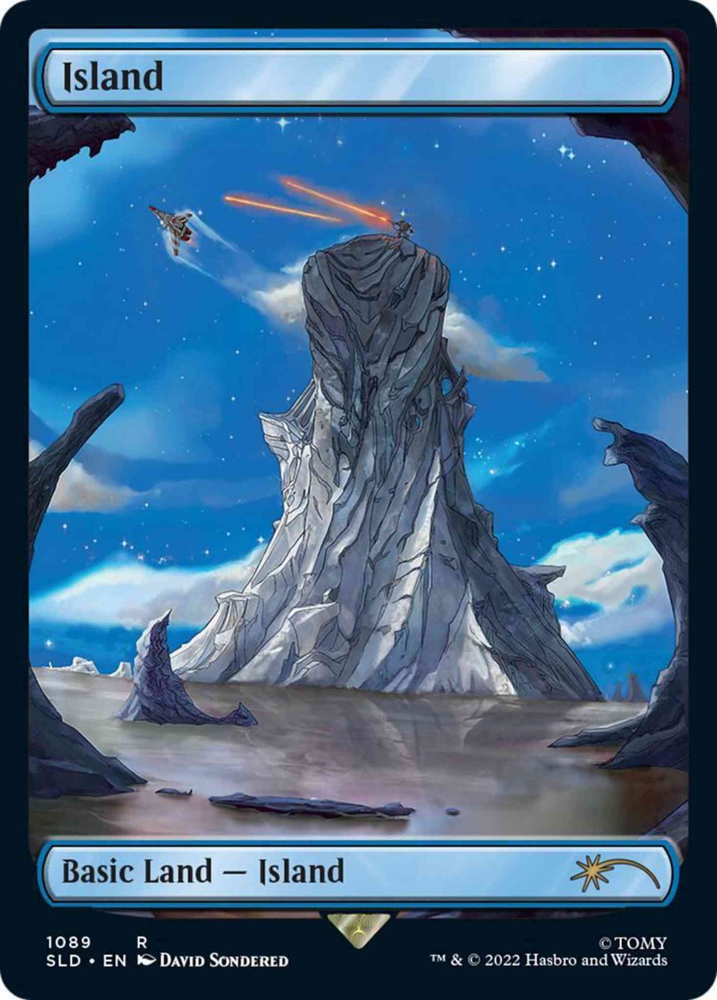 Island [1089] [Full Art] [Transformers: One Shall Fall] [Secret Lair Drop] [Non-Foil]