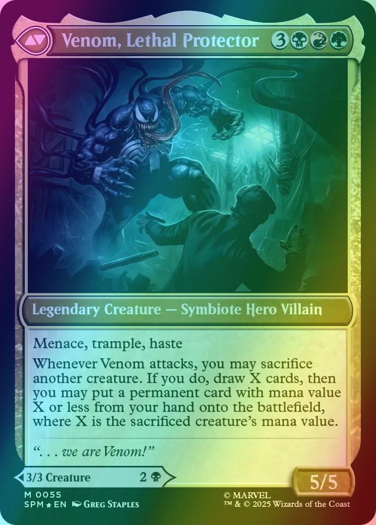 Eddie Brock // Venom, Lethal Protector [55s] [Marvel's Spider-Man: Promos] [Foil]