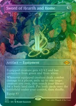 Sword of Hearth and Home [324] [Borderless] [Modern Horizons 2] [Foil]