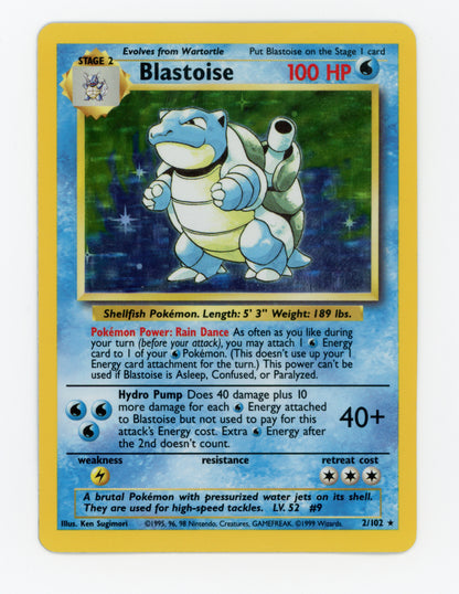 Blastoise — Damaged|Rare|Unlimited|Holo — ID 20294