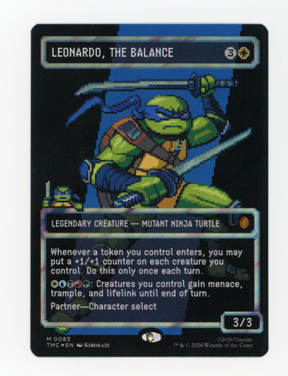 Leonardo, the Balance — Borderless|Pixel|Surge Foil — ID 17495