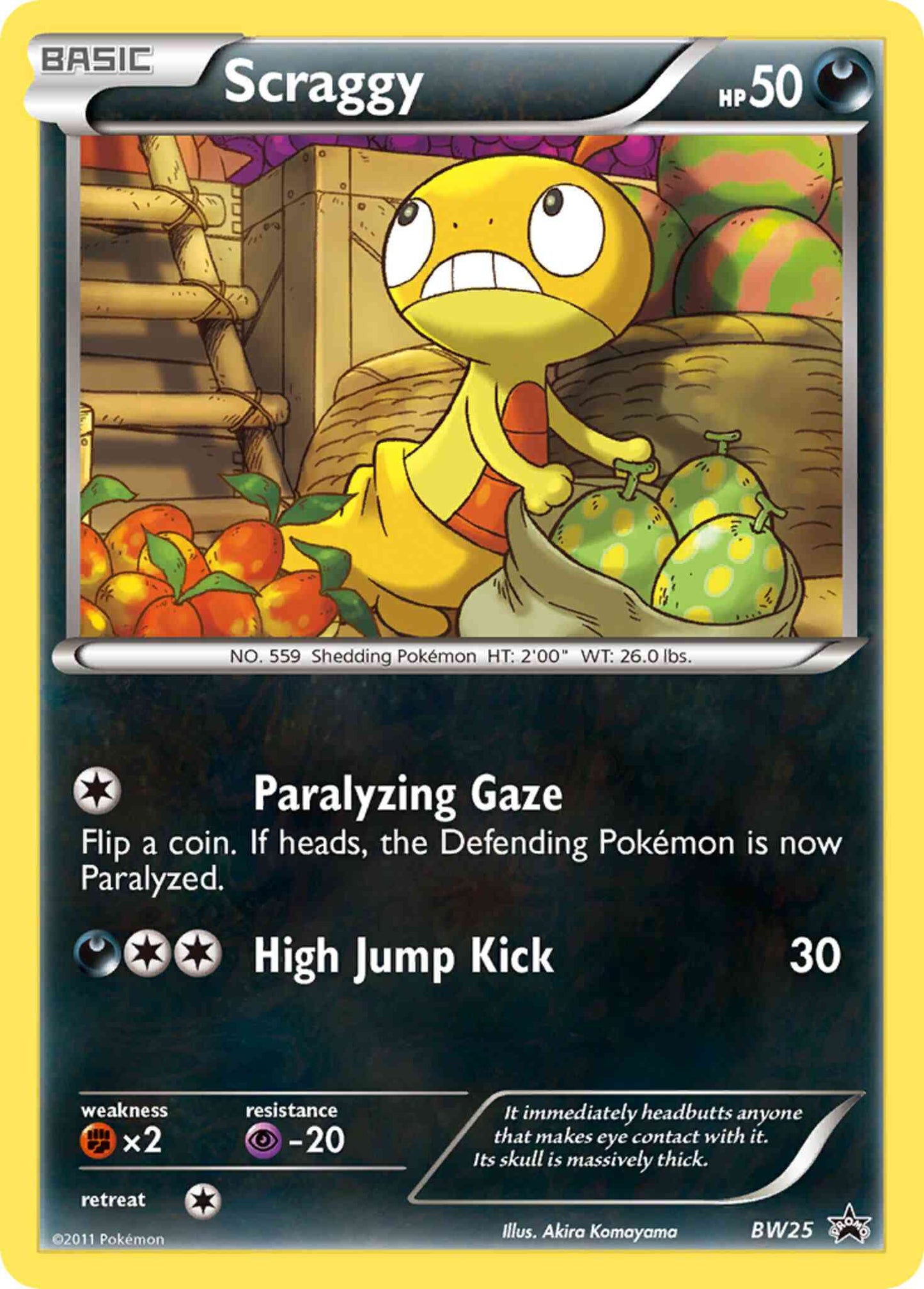 Scraggy - BW25 - Promo [bwp-BW25] [Holo]